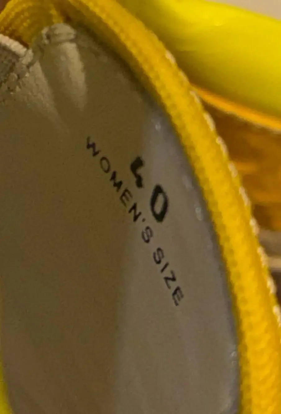 GIENCHI Made in Italy Yellow Embossed Crocodile Print Slip On Sneakers Shoes
